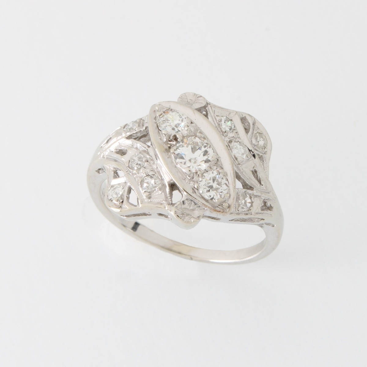 Diamond and 14K Ring