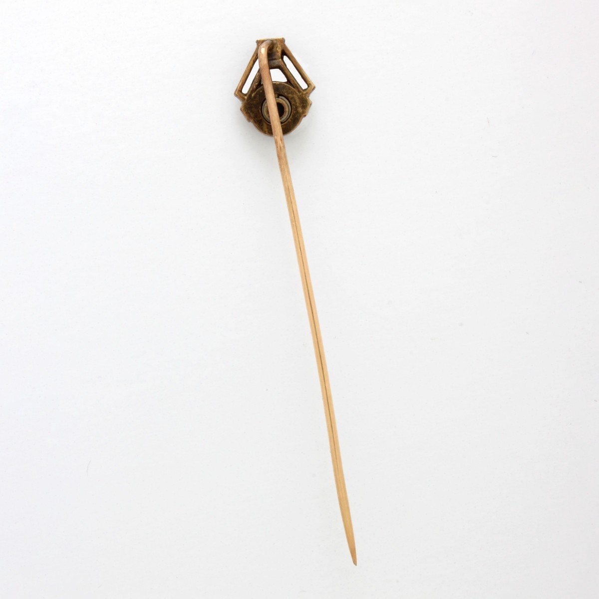 Sapphire, Diamond and 14K Stickpin
