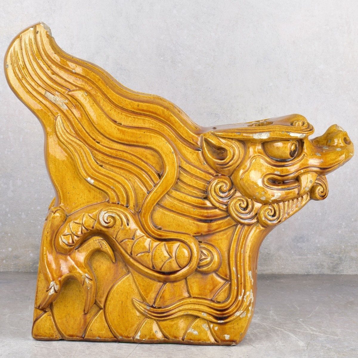 Chinese Dragon Roof Tile