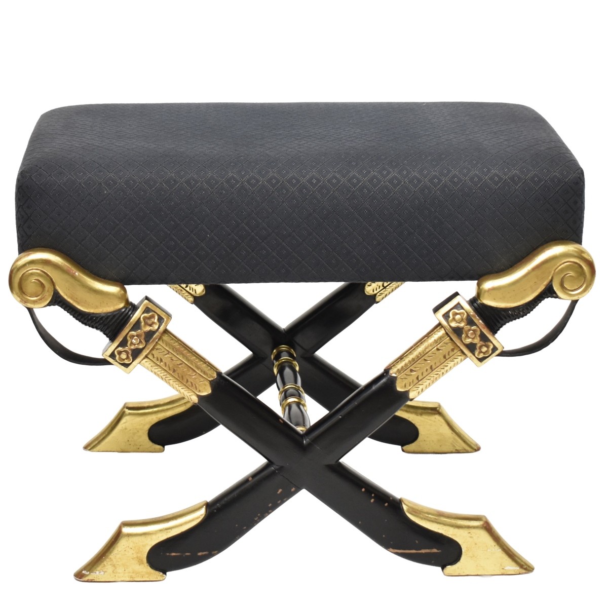 Vintage Empire Style Ottoman