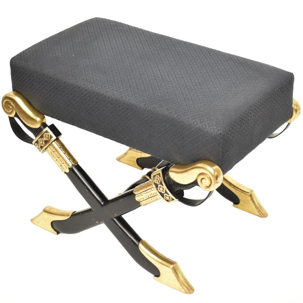 Vintage Empire Style Ottoman