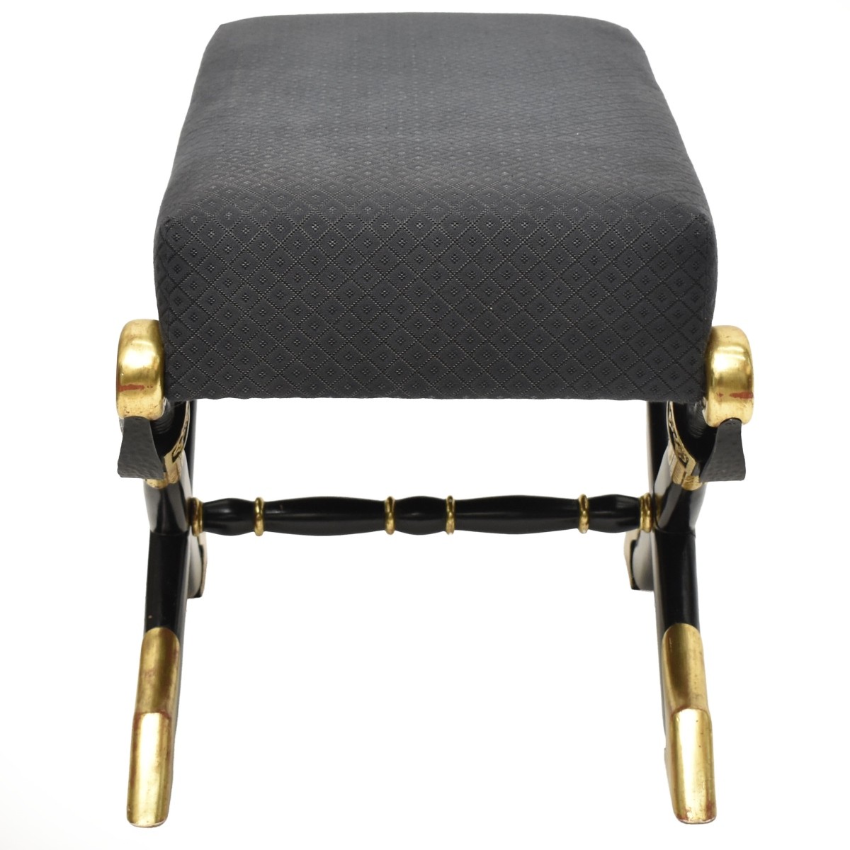 Vintage Empire Style Ottoman