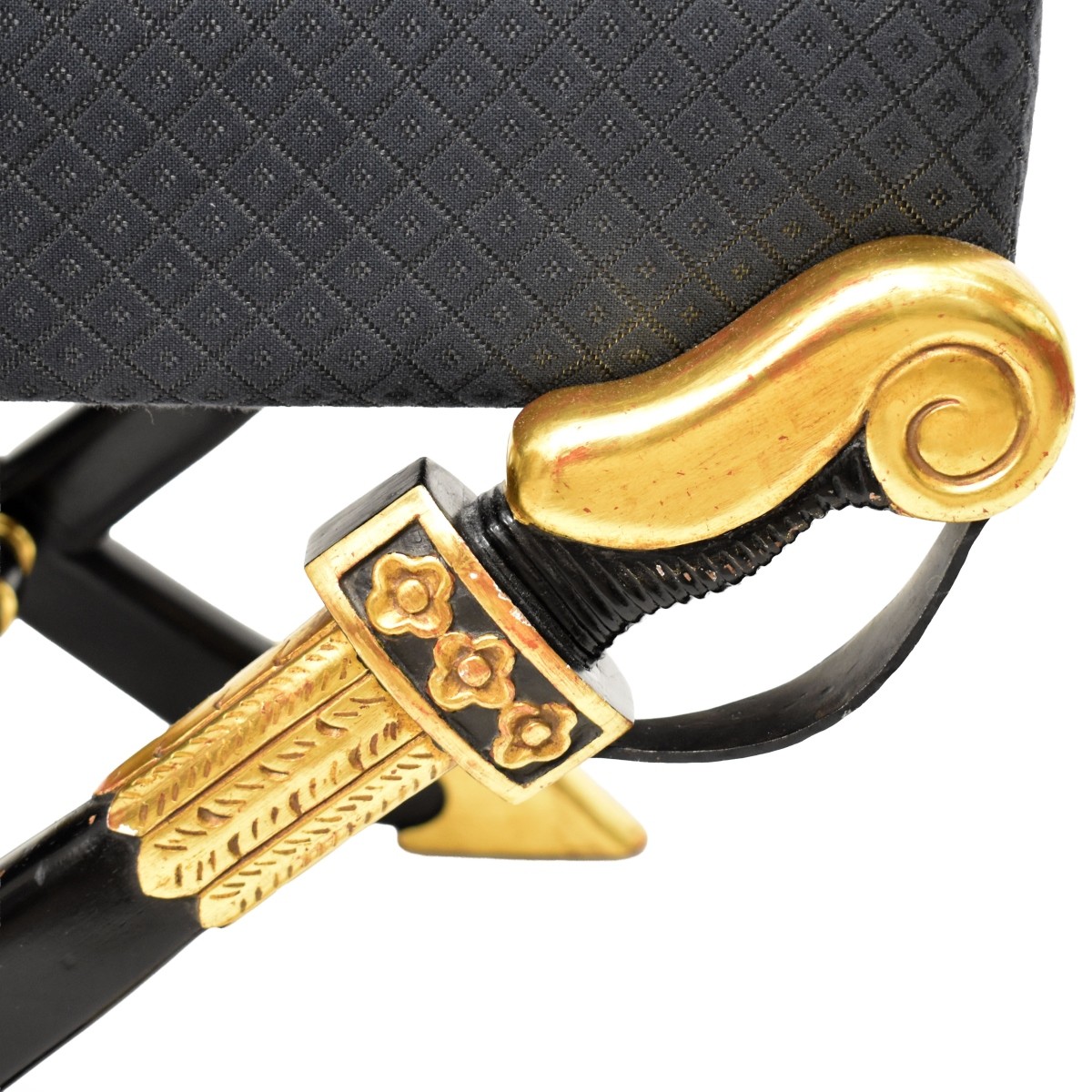 Vintage Empire Style Ottoman