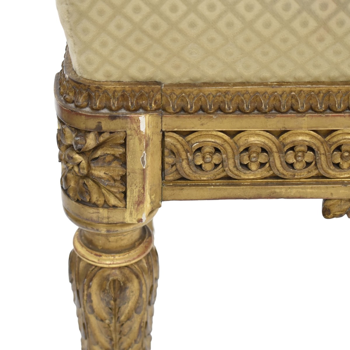 Gilt Wood Bench