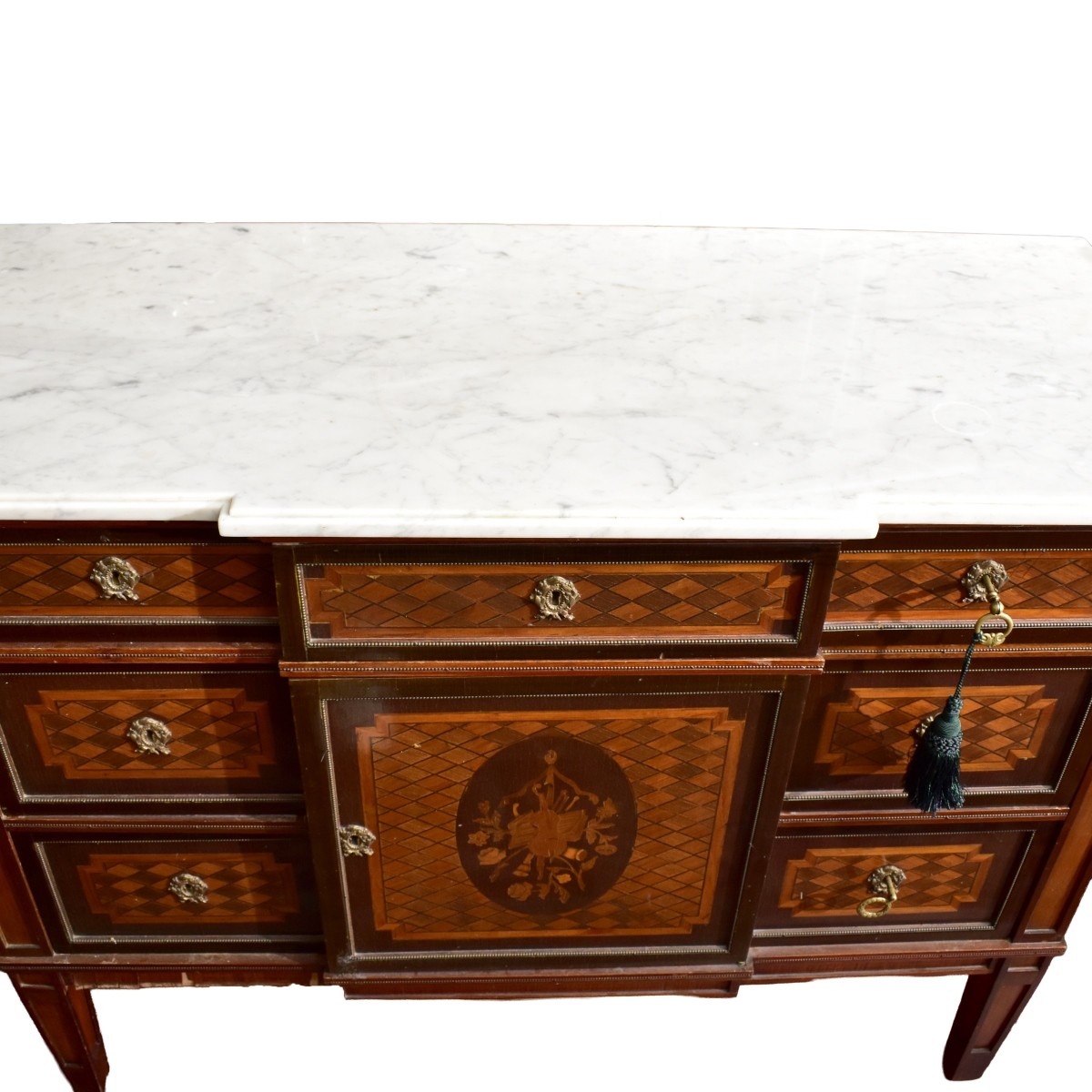 Louis XVI Style Inlaid Wood Table