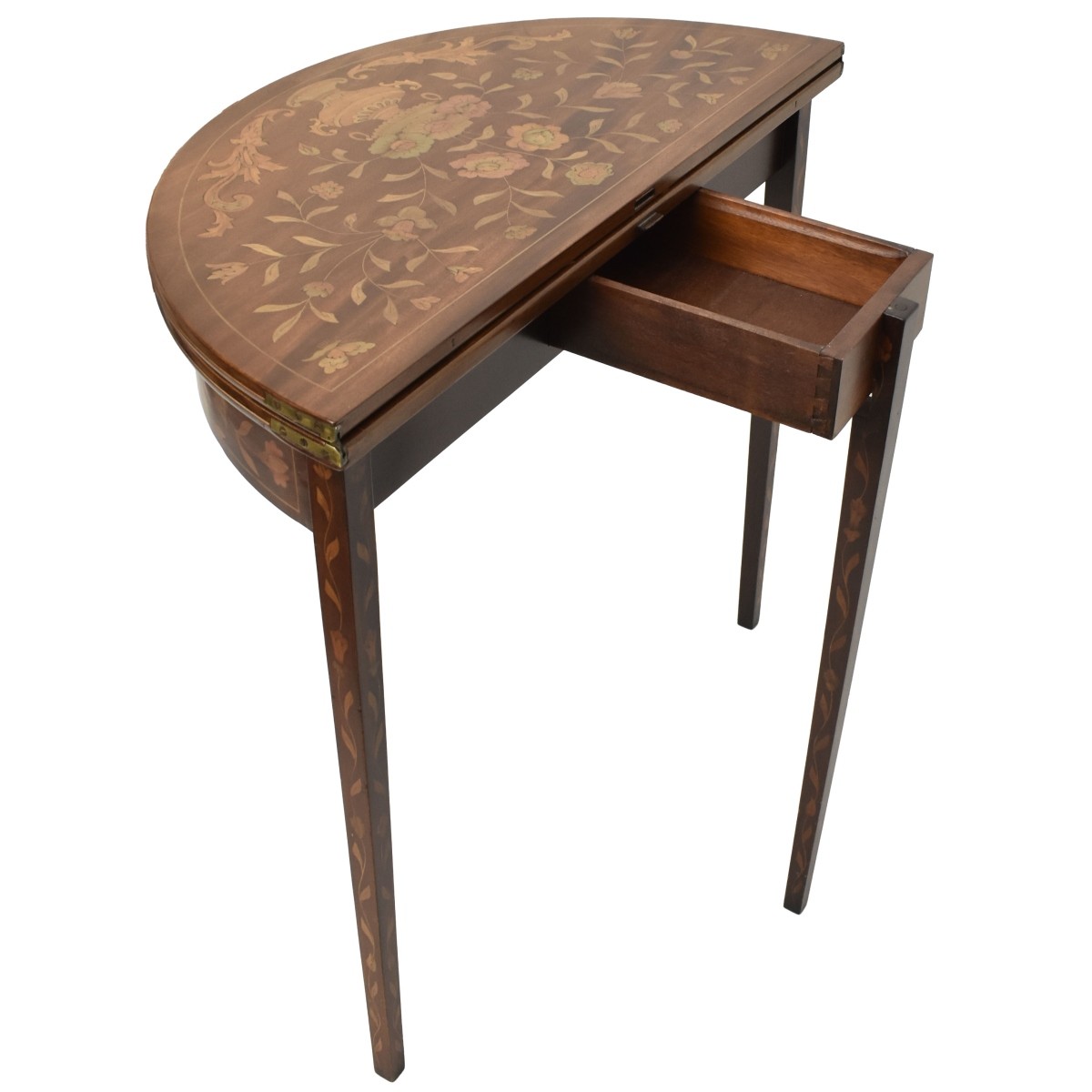 Antique Dutch Marquetry Table