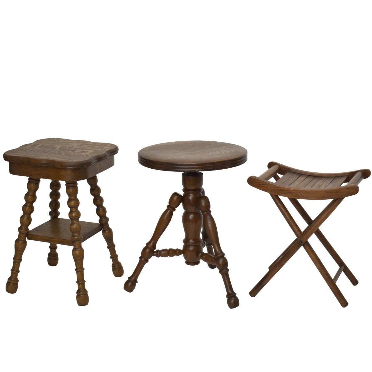 Collection of Vintage American Oak Pieces