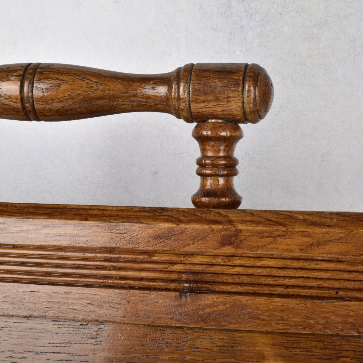 Victorian American Oak Magazine Rack