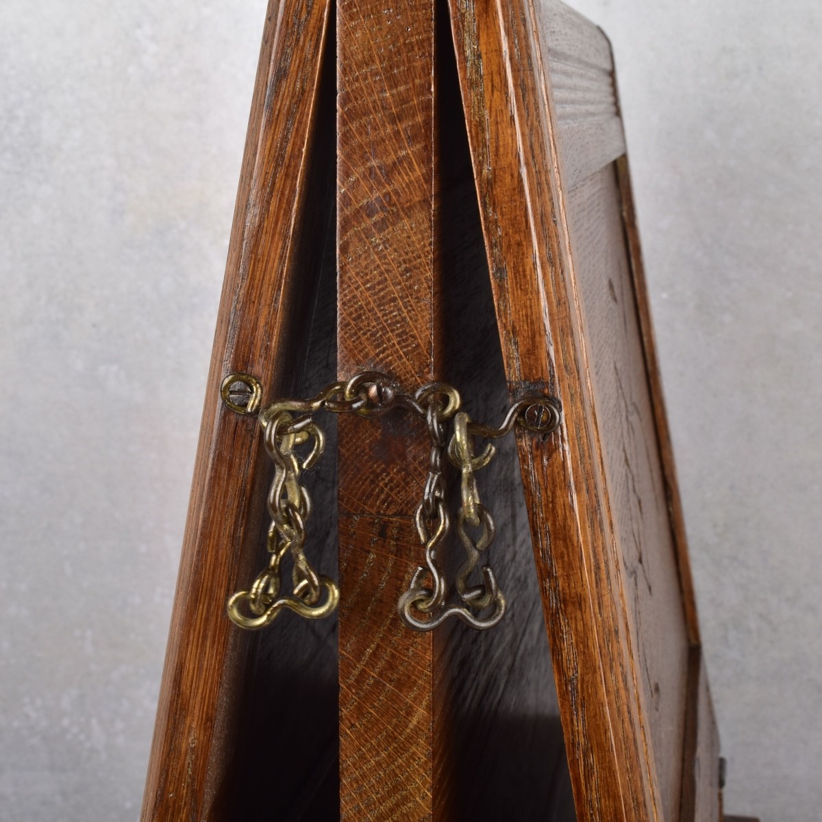 Victorian American Oak Magazine Rack