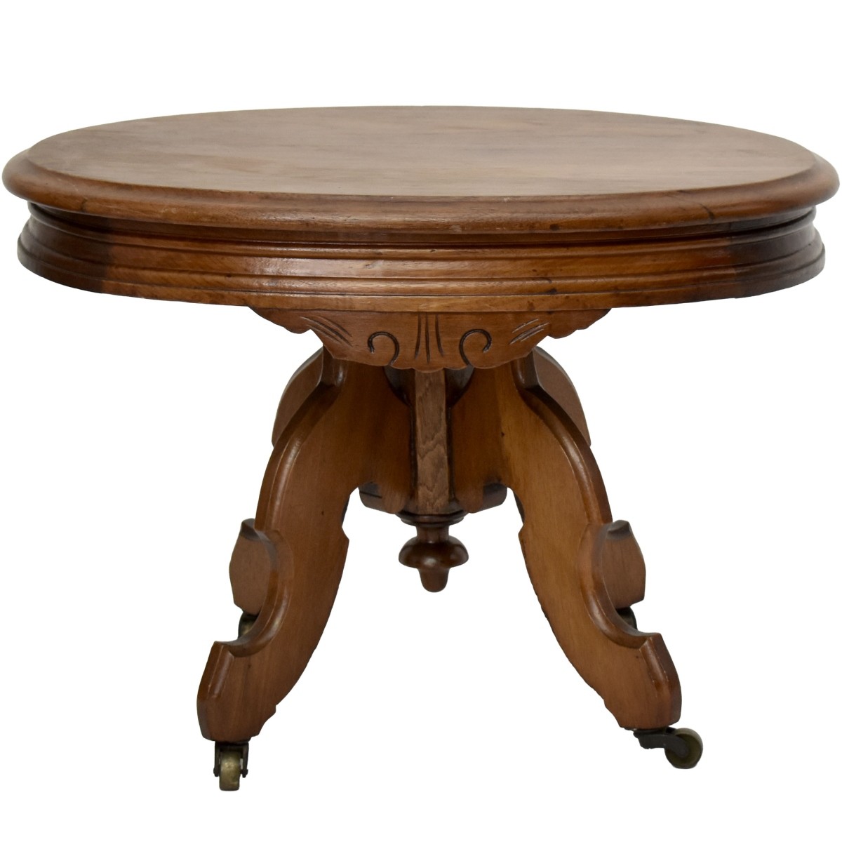 Antique Victorian American Oak Side Table