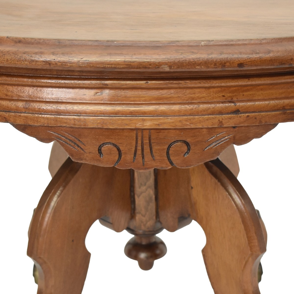 Antique Victorian American Oak Side Table