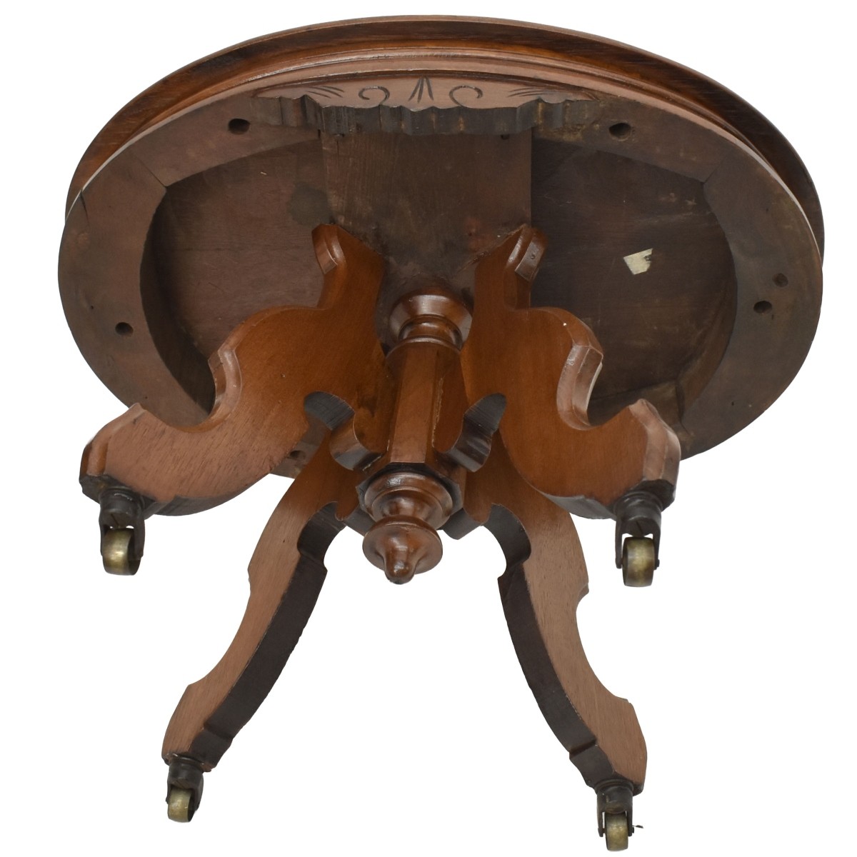 Antique Victorian American Oak Side Table