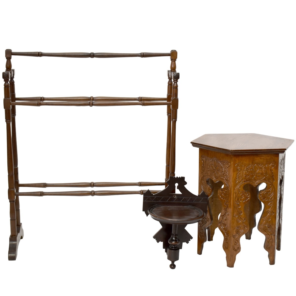 Vintage Wood Accessory Pieces