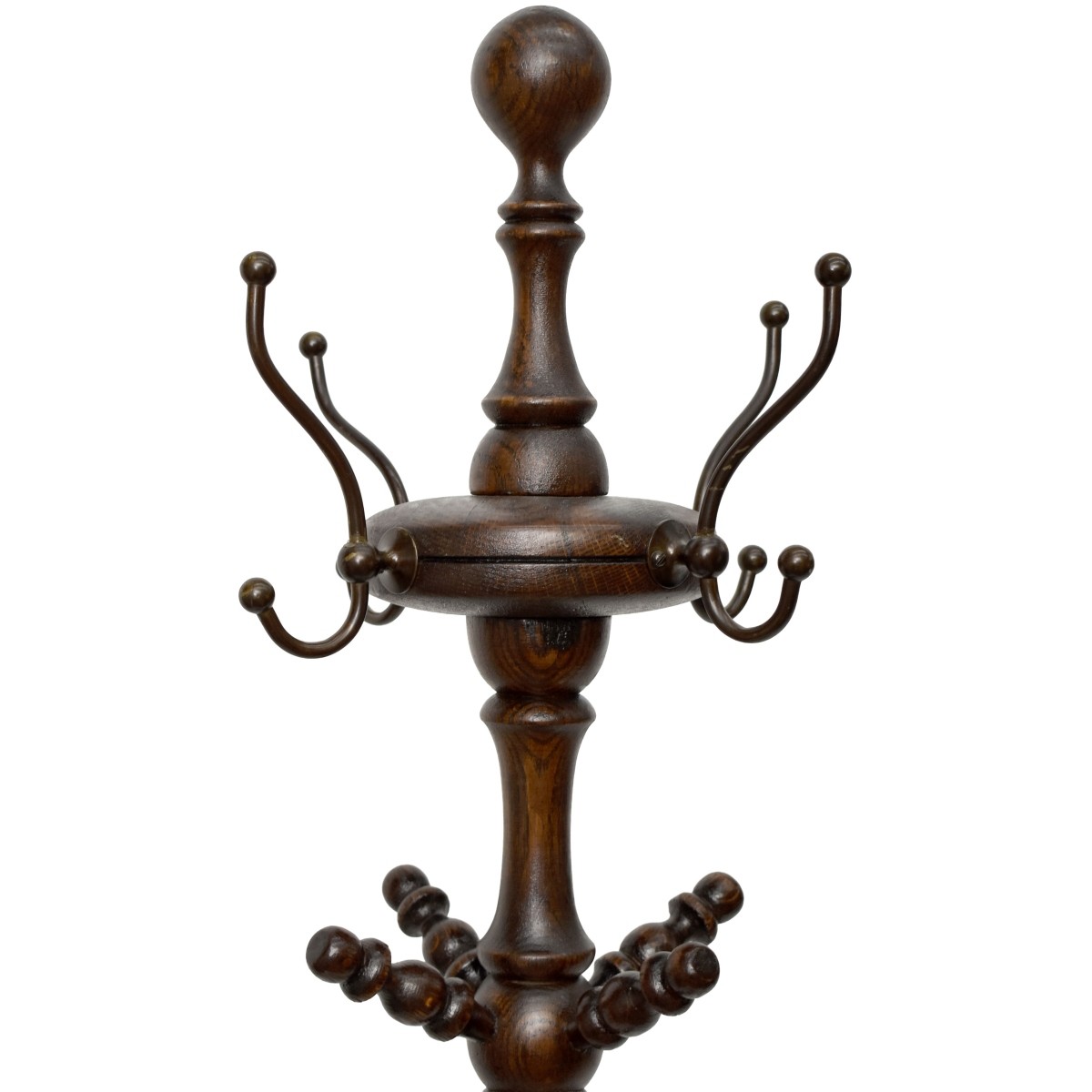 Antique America Oak Hall Tree Hall Stand