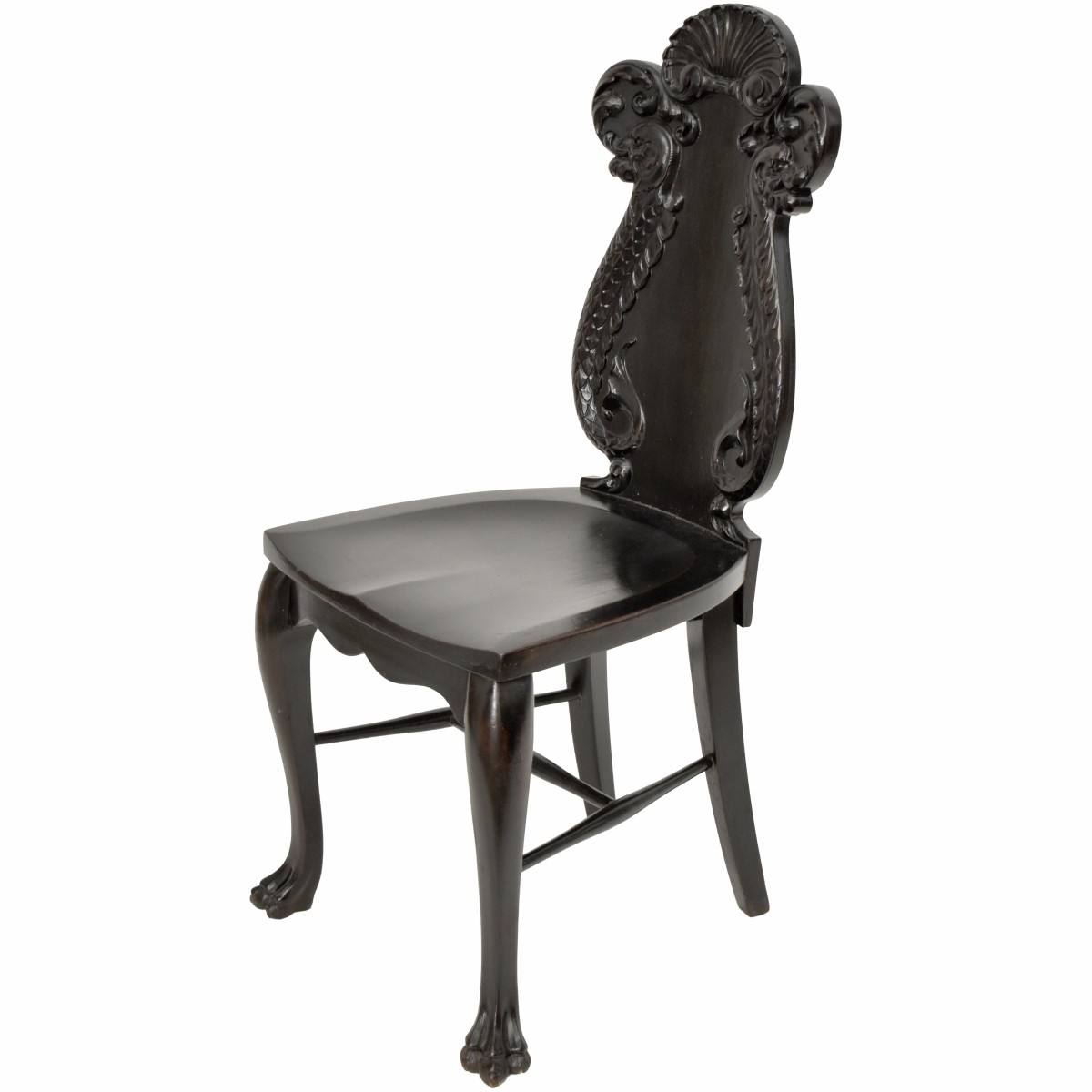 Antique Carved Baroque Style Chair