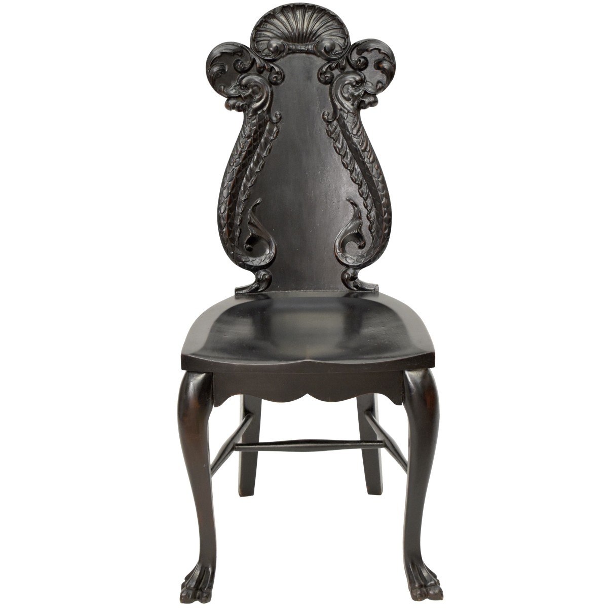 Antique Carved Baroque Style Chair