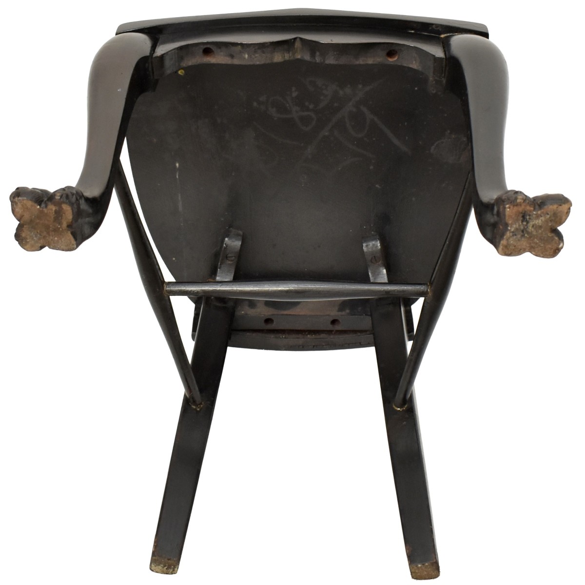 Antique Carved Baroque Style Chair