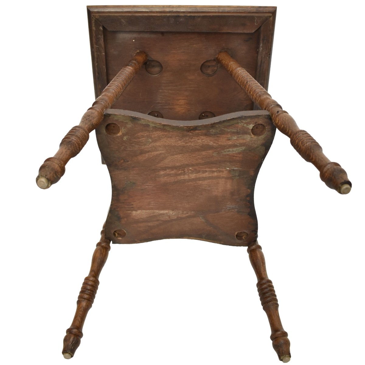 Antique American Oak Side Table