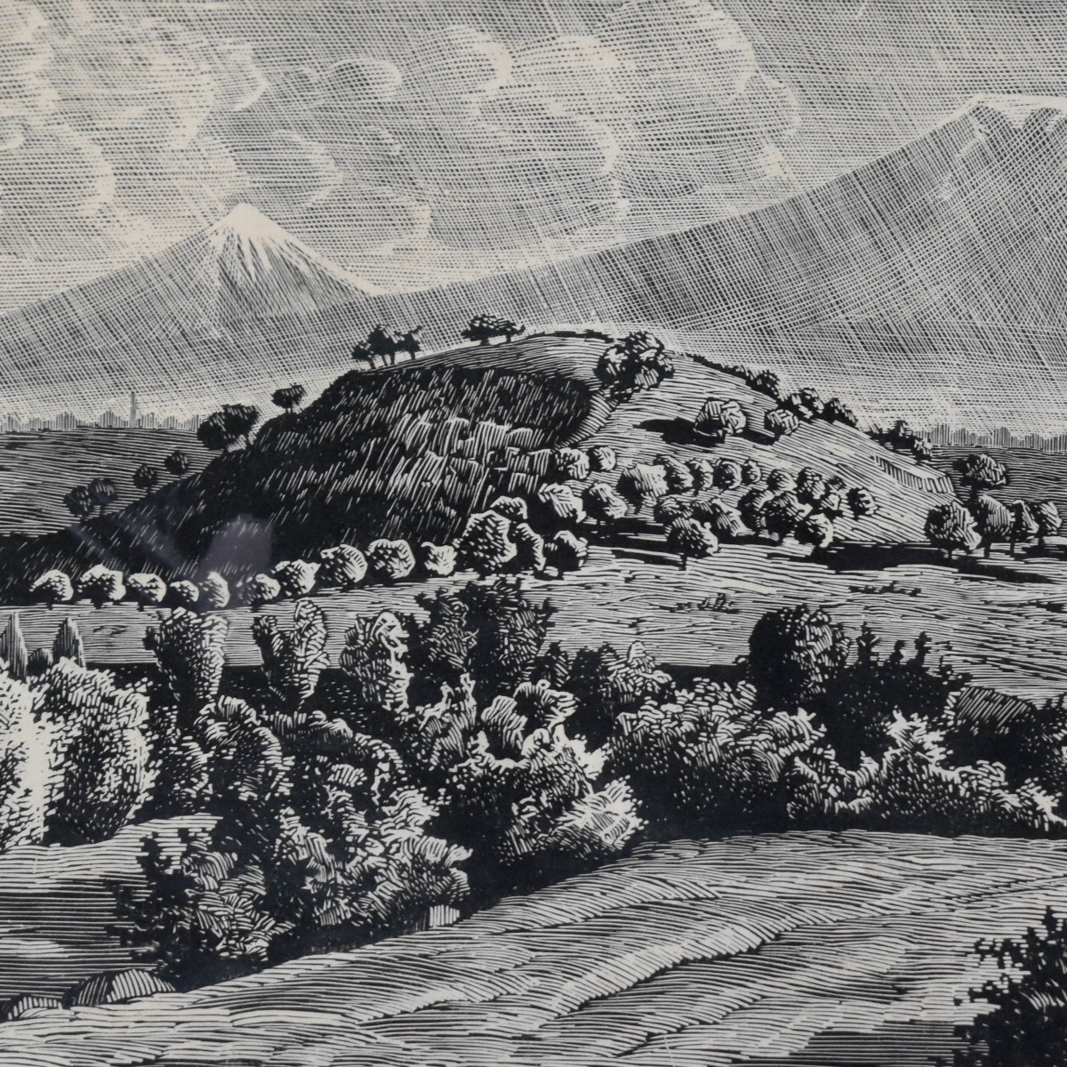 Armenian and Russian Scenic Etchings