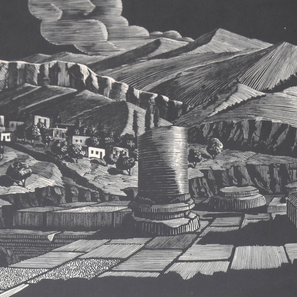 Armenian and Russian Scenic Etchings