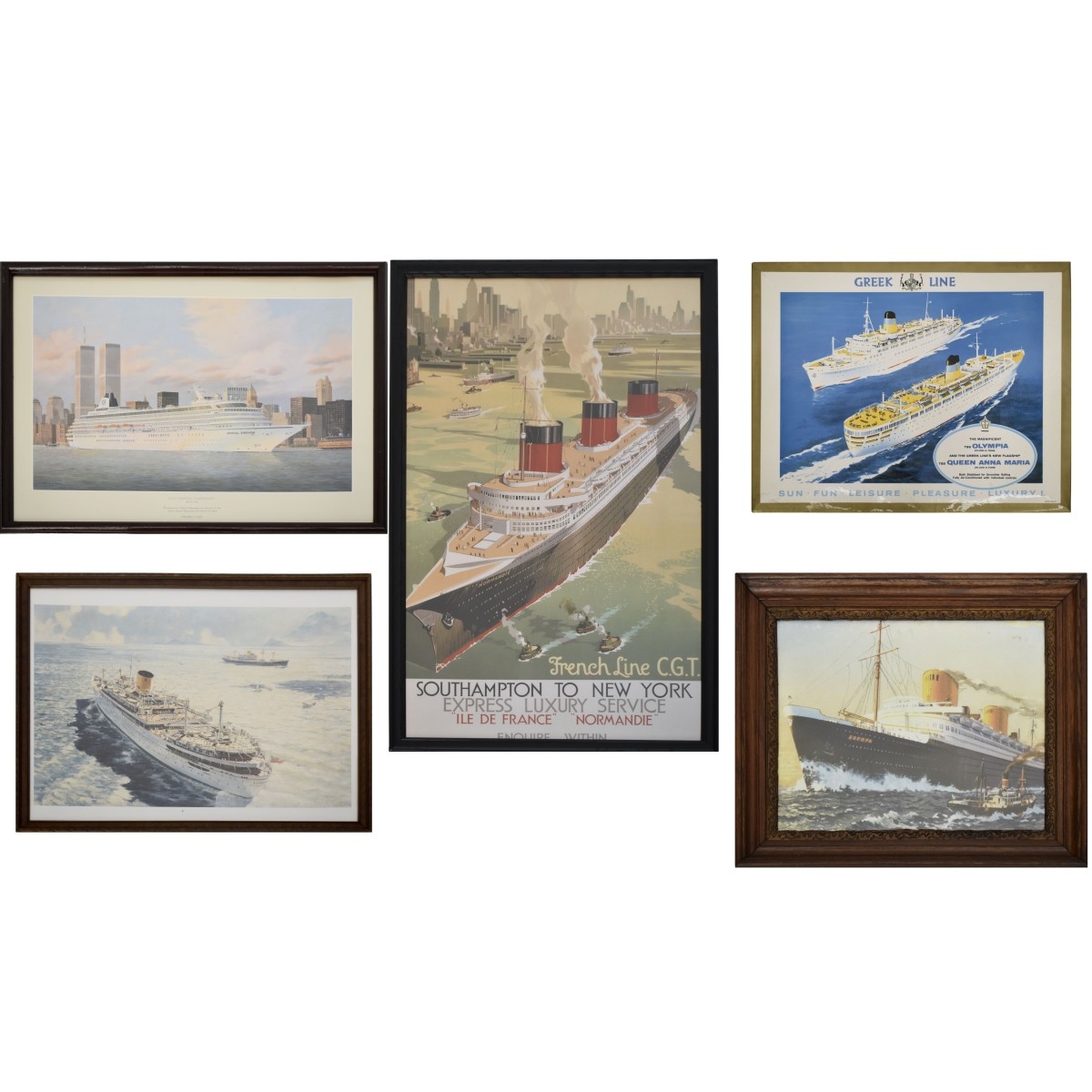 Vintage Ocean Liner Travel Posters
