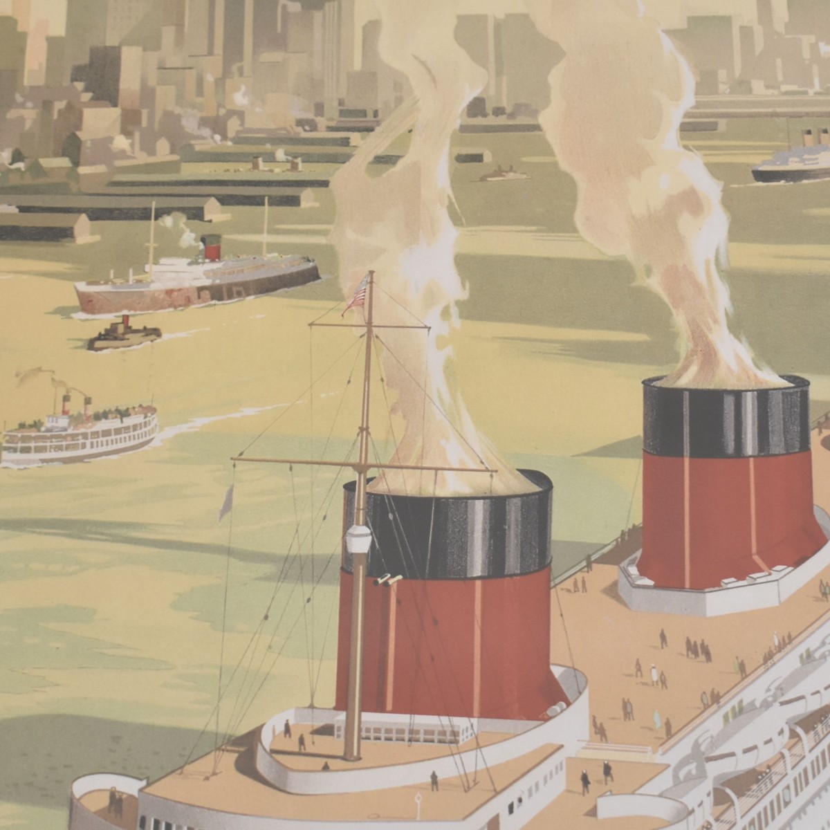 Vintage Ocean Liner Travel Posters