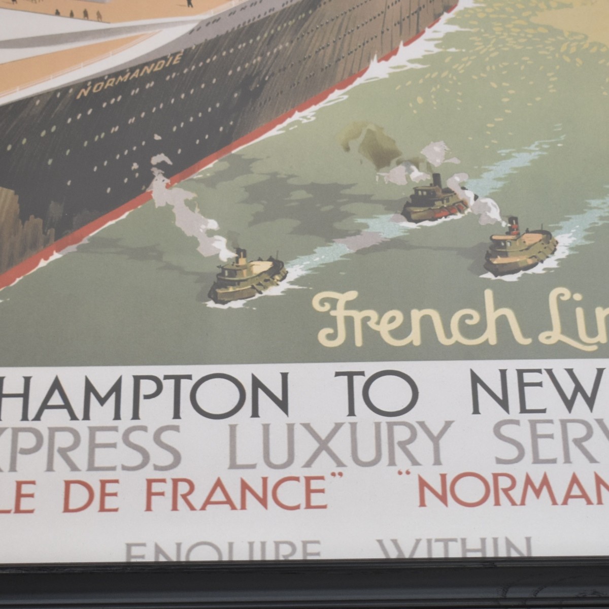 Vintage Ocean Liner Travel Posters