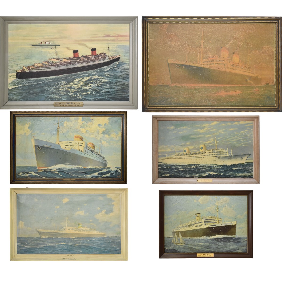 Vintage Ocean Liner Travel Posters