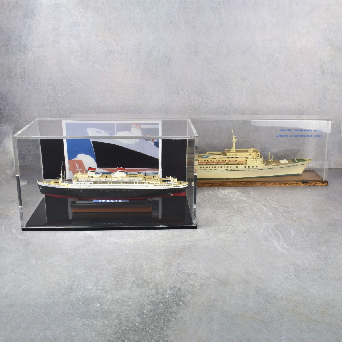 Ocean Liner Vintage Ship Models