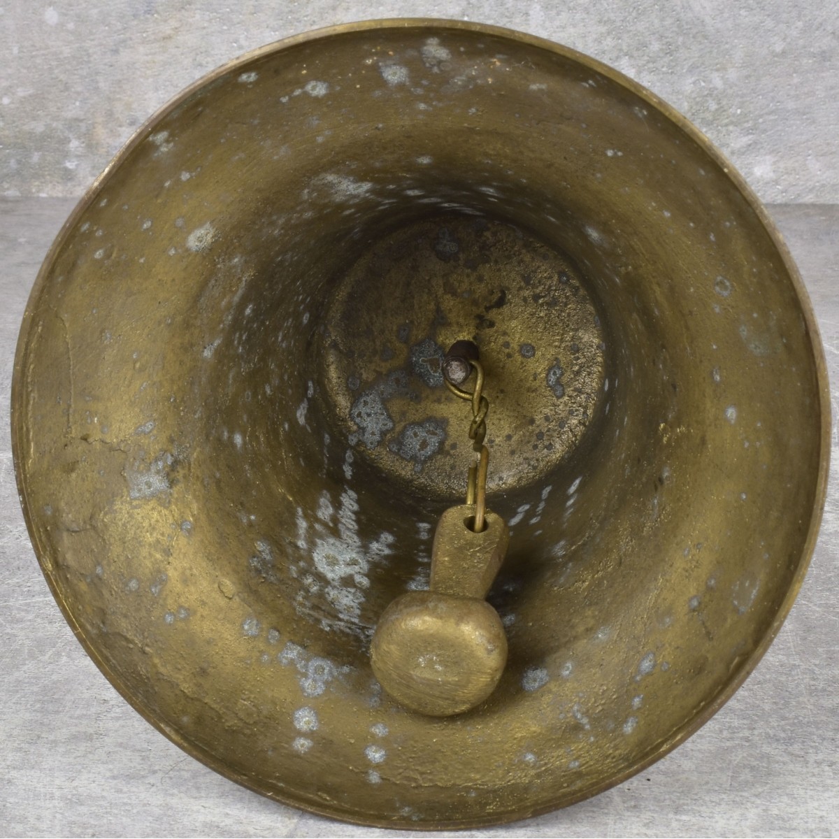 Copper Hunting Horns and Brass Bell