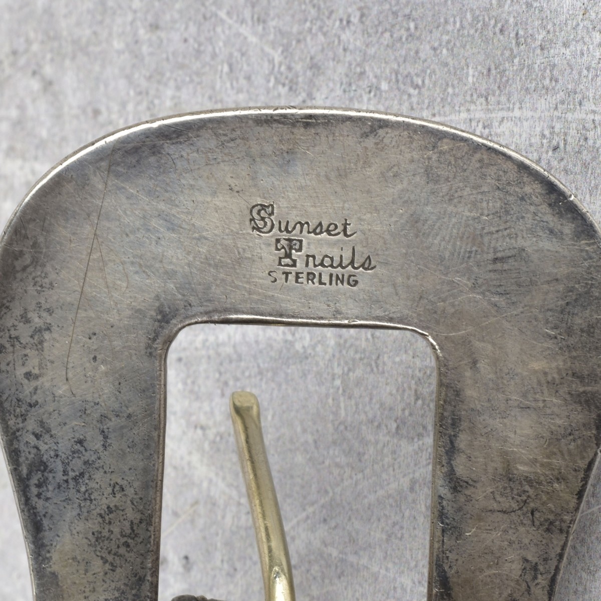 Vtg. Leather and Silver-Rose Gold Belts