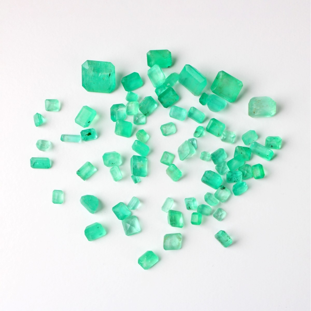 46.3CT TW Colombian Emeralds
