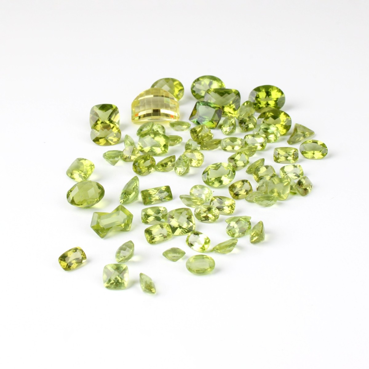 71.9CT TW Peridots