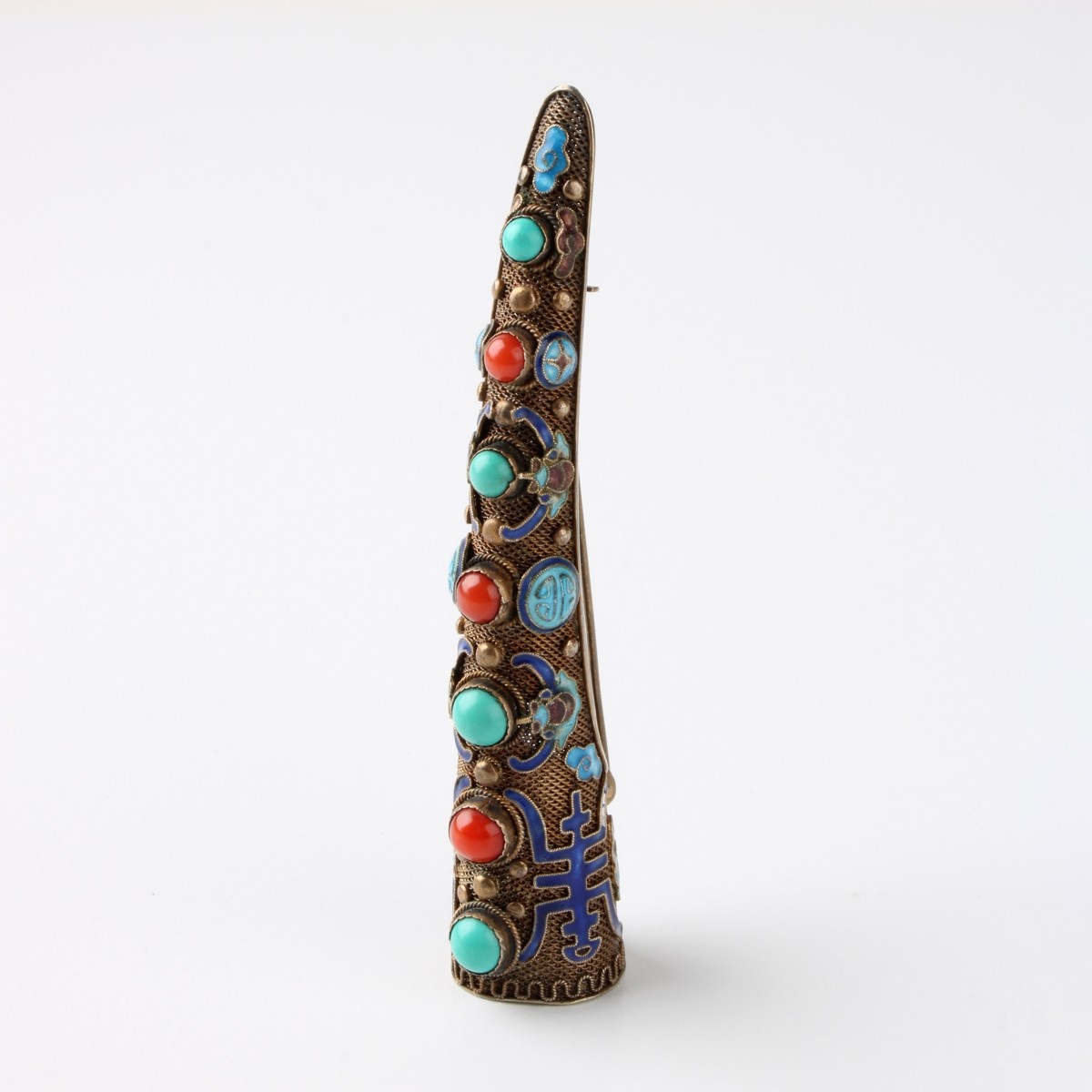 Chinese Silver Nail Guard / Pin