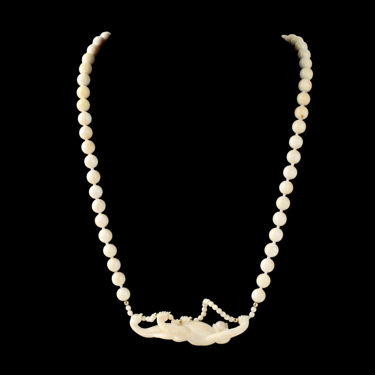 Carved Monkey Necklace