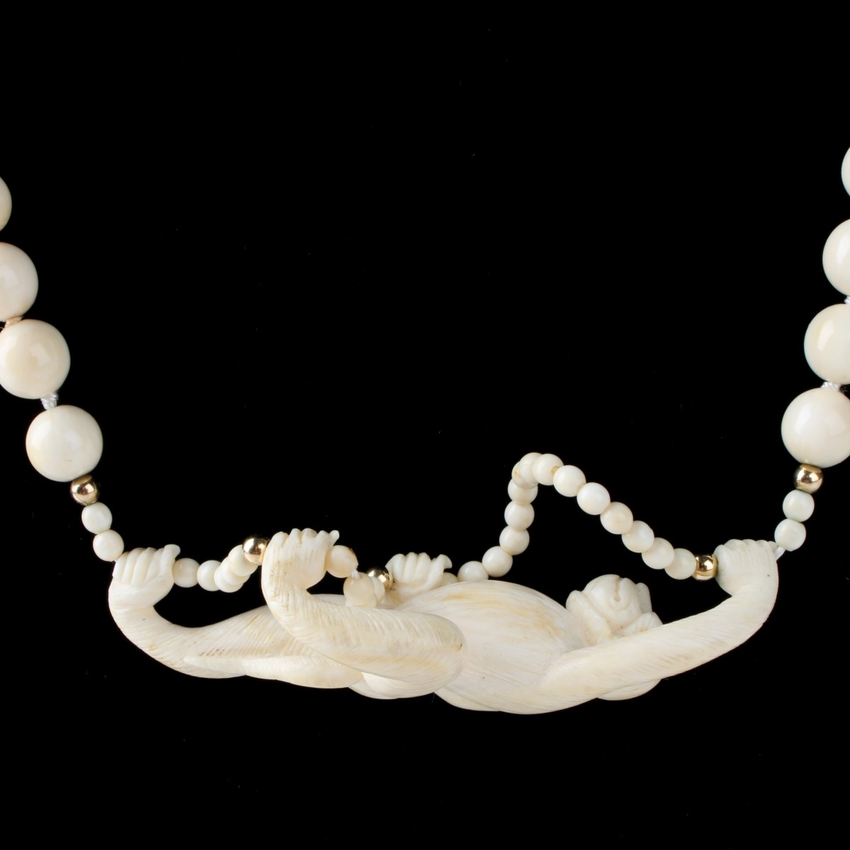 Carved Monkey Necklace