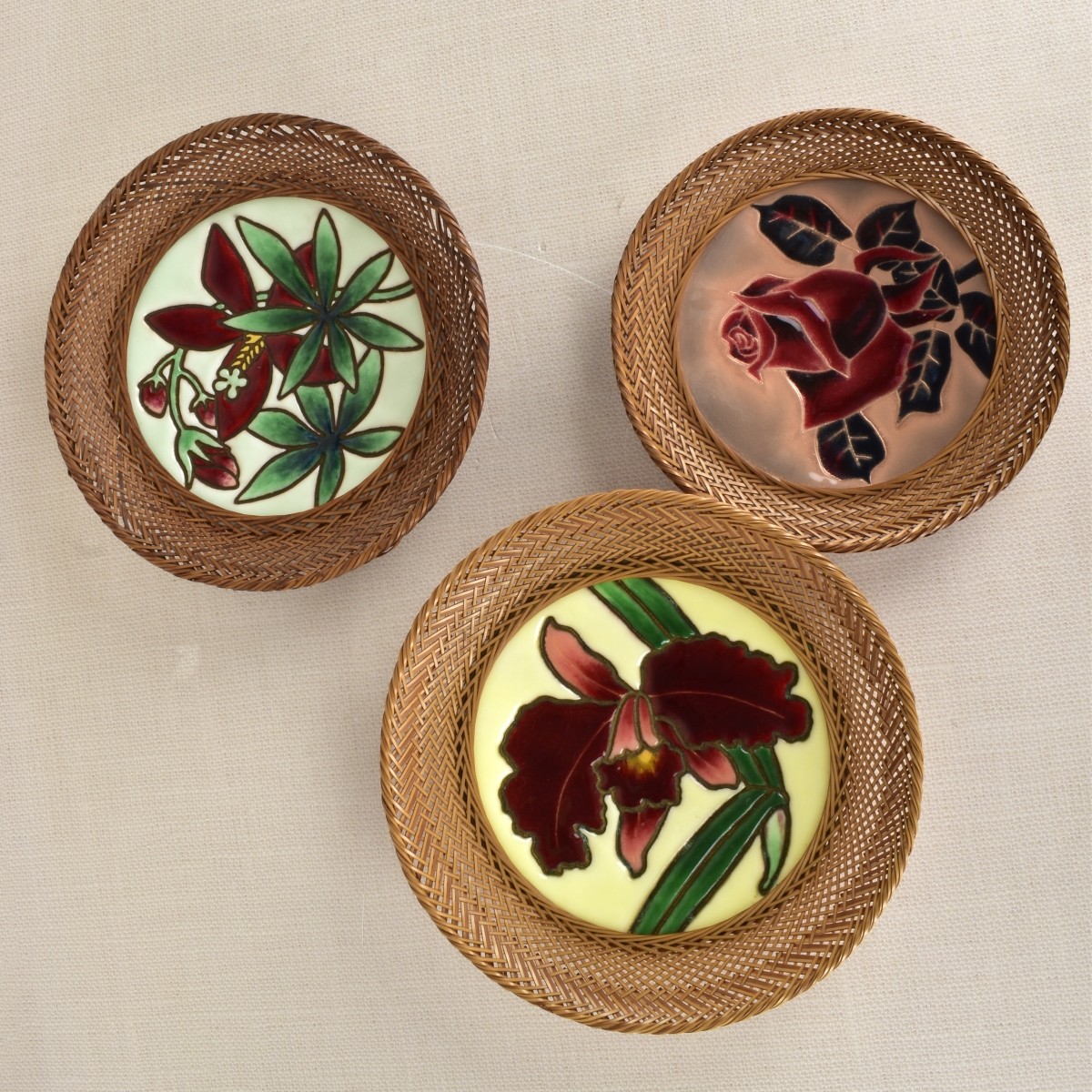 Japanese Cloisonne Plates