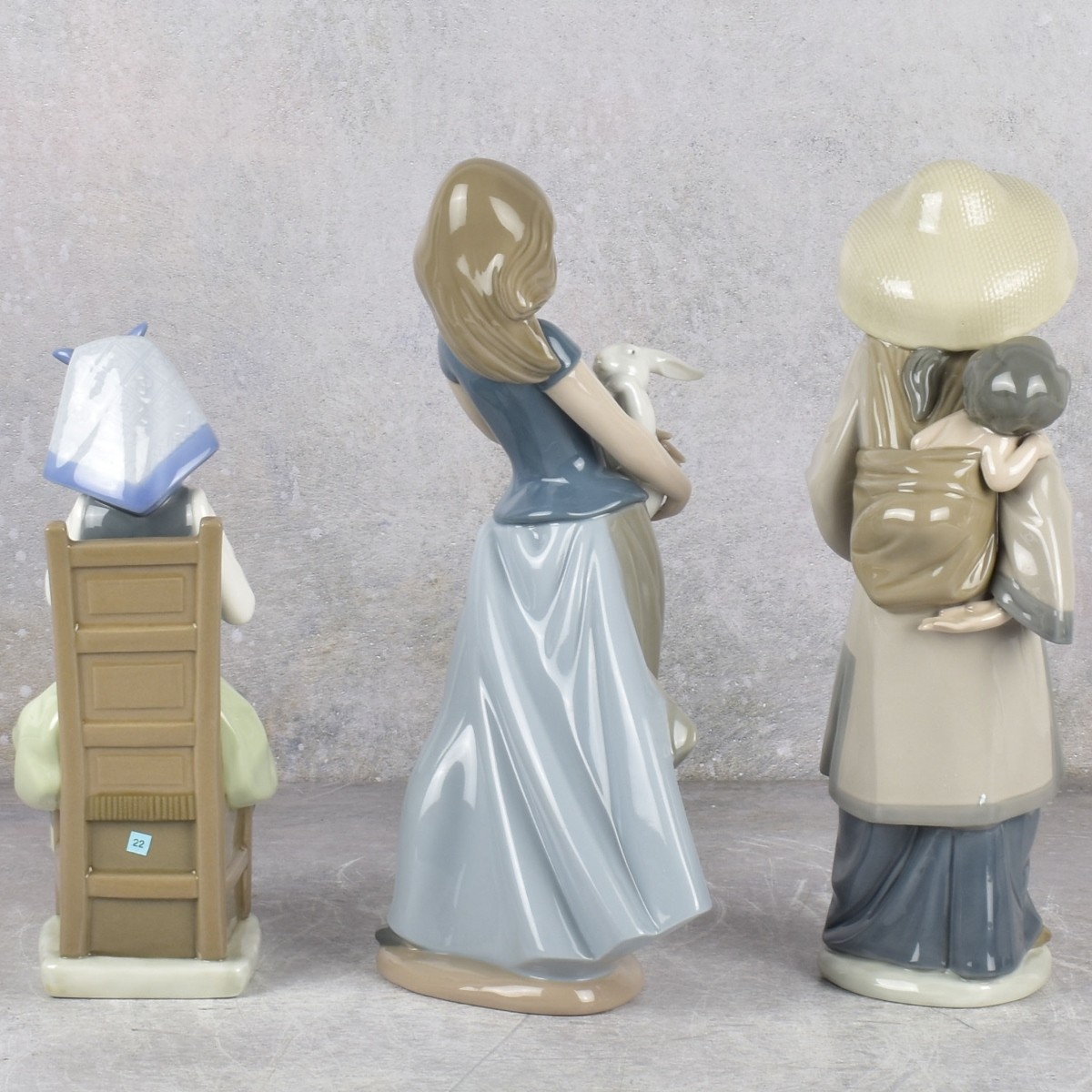 Lladro and Nao Gloss Porcelain Sculptures