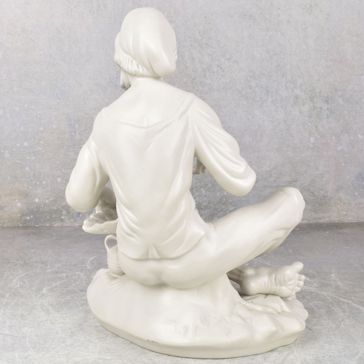 Vintage Dresden Bisque Fisherman