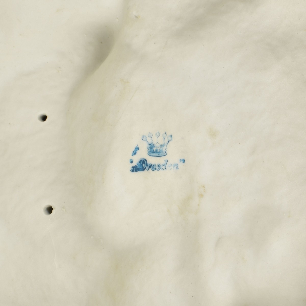 Vintage Dresden Bisque Fisherman