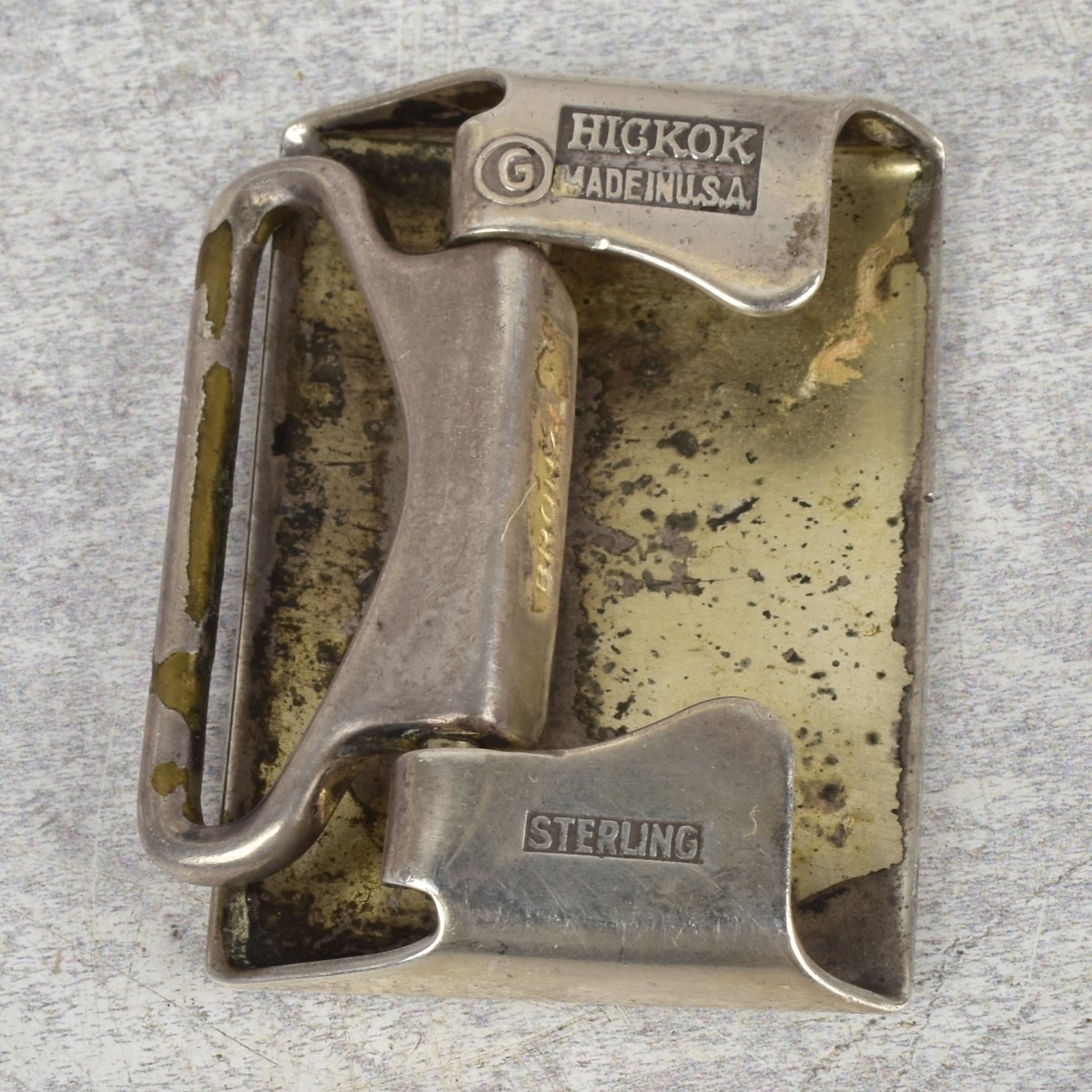 Sterling Silver and Gold Belt Buckles