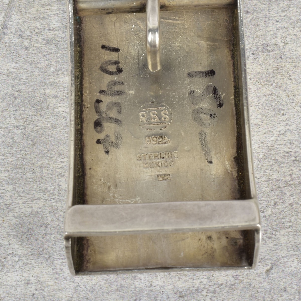 Sterling Silver and Gold Belt Buckles