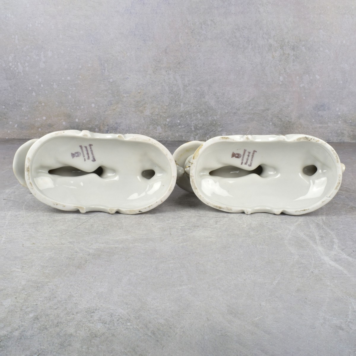 Antique German Von Schierholz Candlesticks