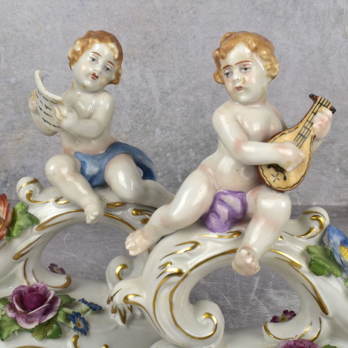 Antique German Von Schierholz Candlesticks