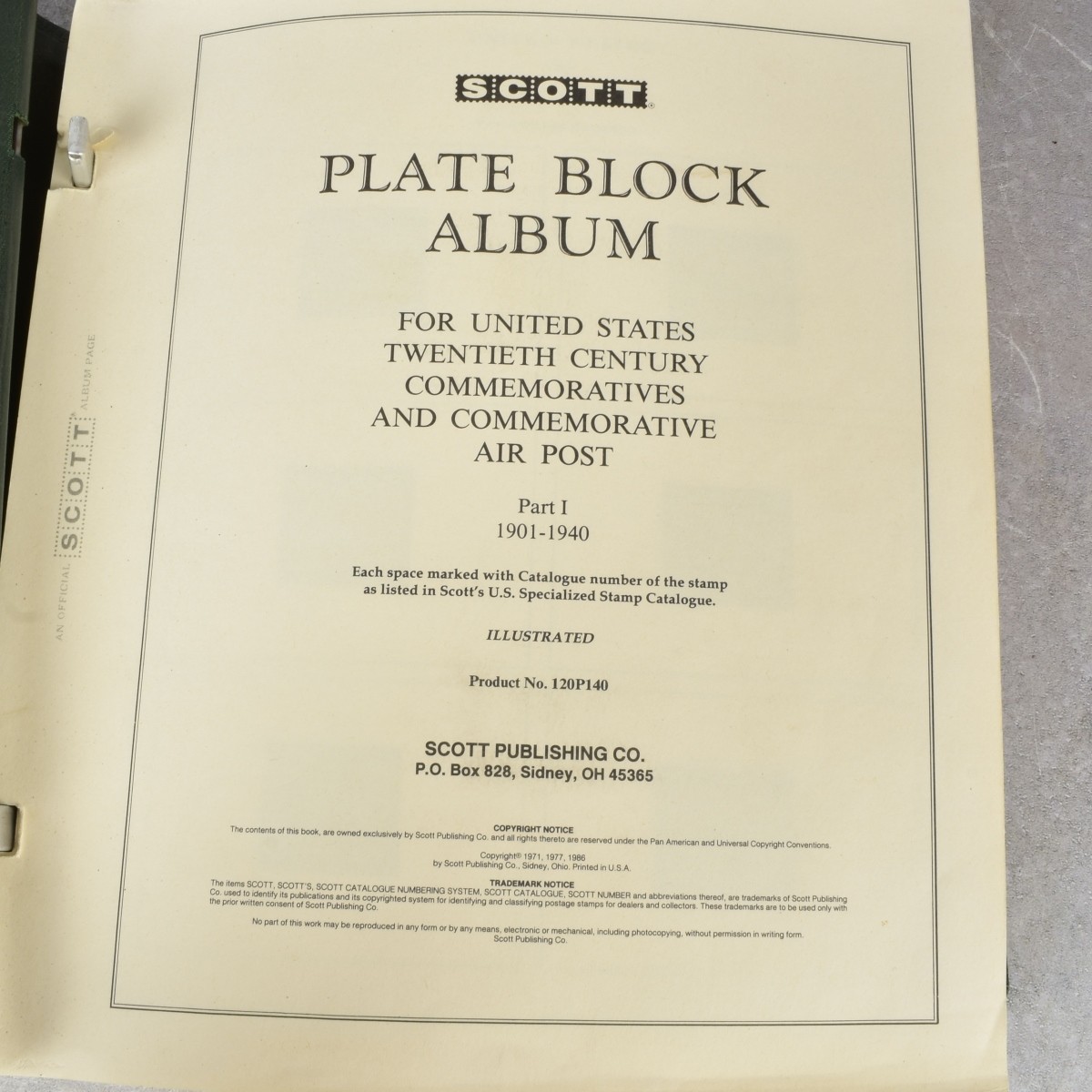 US Stamp Book Specialty Series Scott Publishing