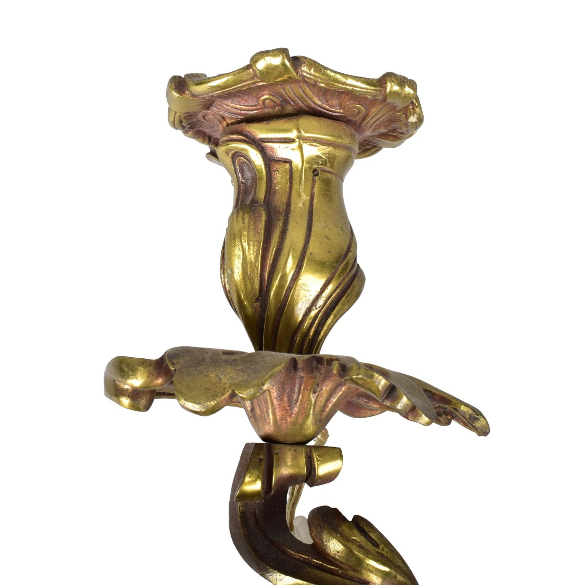 French Rococo Style Bronze Sconces