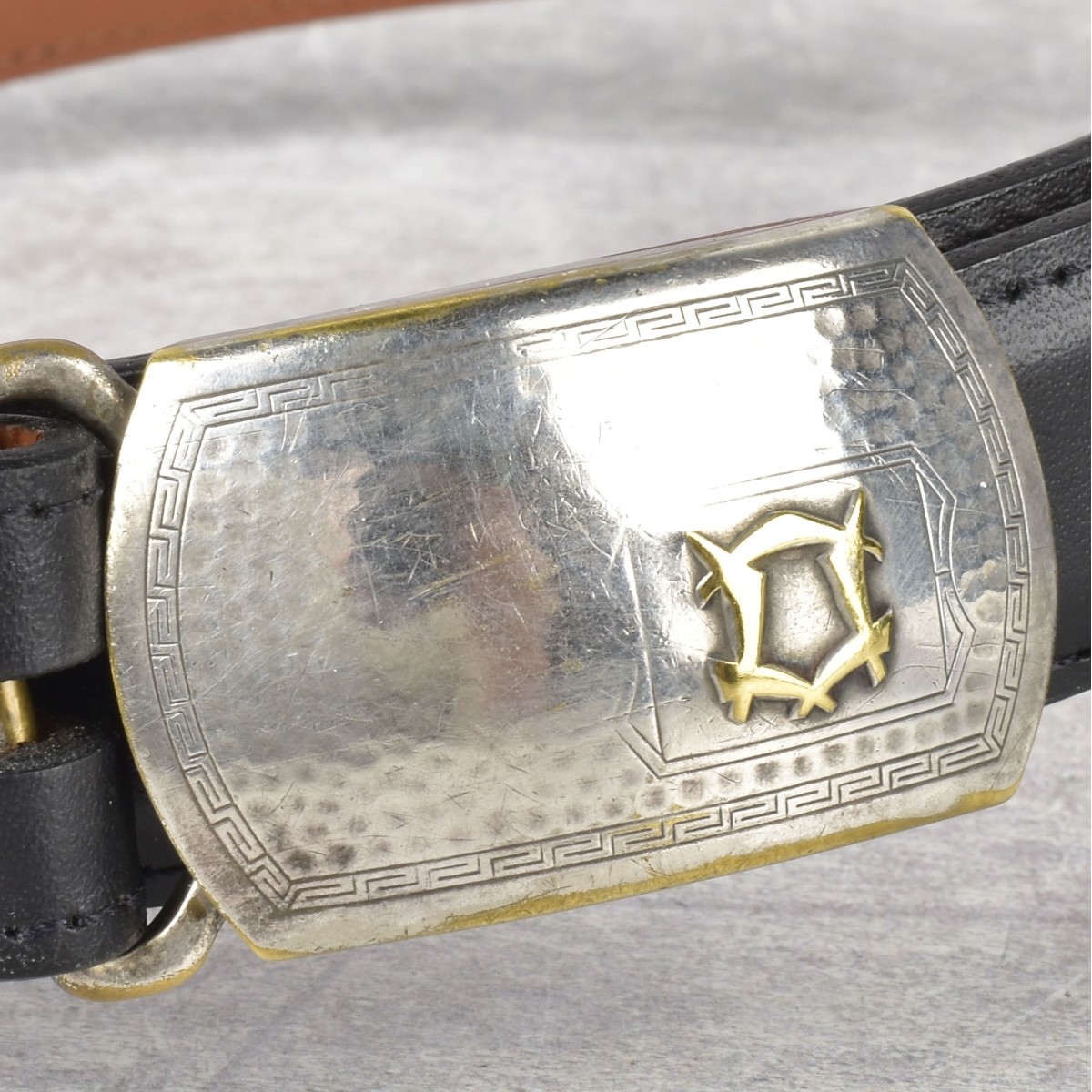 Vintage Men's Leather and Silver Belts