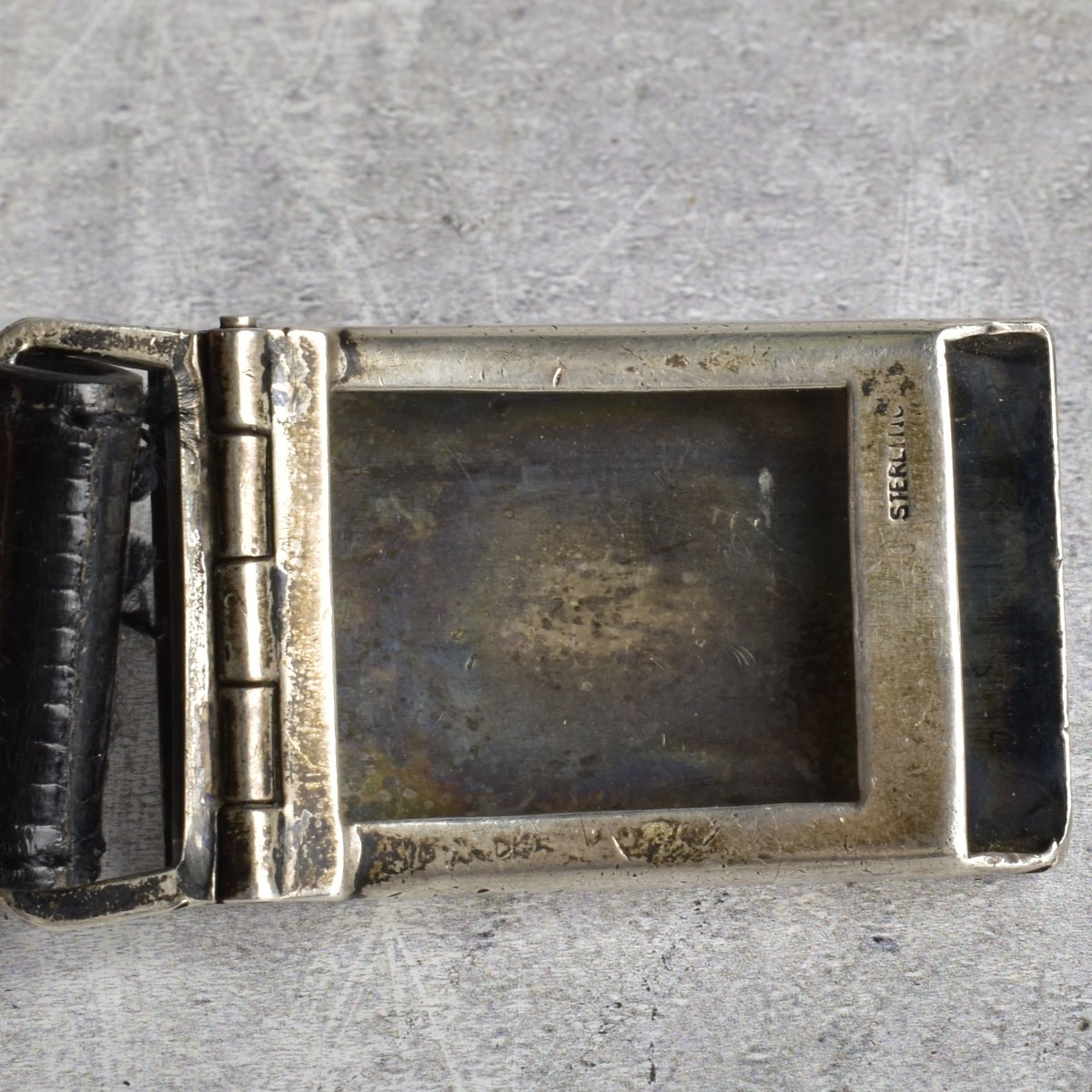 Vintage Men's Leather and Silver Belts