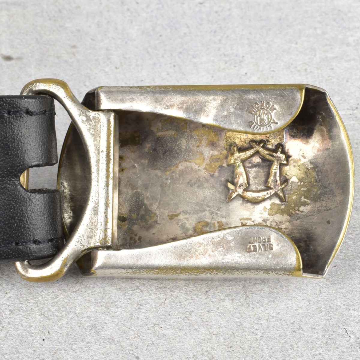 Vintage Men's Leather and Silver Belts