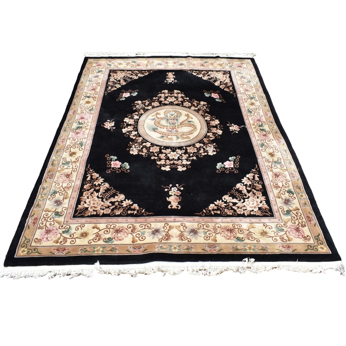 Vintage Chinese Wool Rug